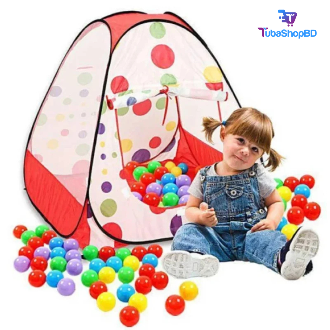 Tent Play House For Kids - Boll 50 pcs